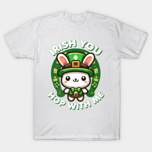 St. Patricks Day Puns Irish Bunny Funny T-Shirt